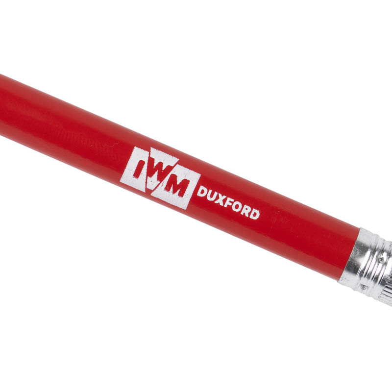 IWM duxford red pencil logo detail musuem gifts